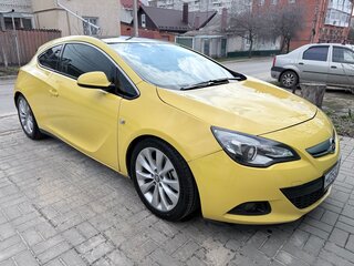 2013 Opel Astra GTC J Рестайлинг, жёлтый, 610000 рублей, вид 2
