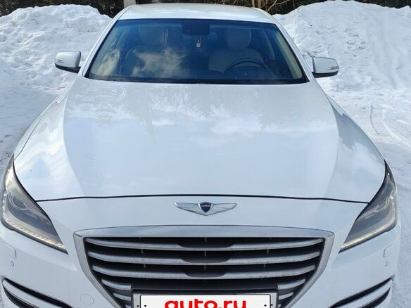 2015 Hyundai Genesis II, белый, 2300000 рублей - вид 1