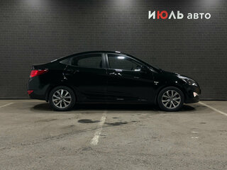 2015 Hyundai Solaris I Рестайлинг, чёрный, 1299000 рублей, вид 4