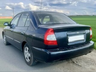 2006 Hyundai Accent ТагАЗ II, чёрный, 330000 рублей, вид 3