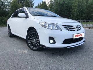 2012 Toyota Corolla X (E140, E150) Рестайлинг, белый, 1300000 рублей, вид 2