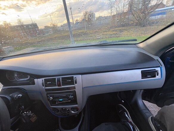 2007 Chevrolet Lacetti I, синий, 270000 рублей - вид 10