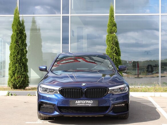 2018 BMW 5 серии 530d xDrive VII (G30/G31/G38), синий, 3650000 рублей - вид 1