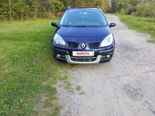 2007 Renault Scenic Conquest II Рестайлинг, синий, 470000 рублей, вид 4