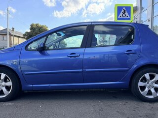 2006 Peugeot 307 I Рестайлинг, синий, 535000 рублей, вид 5