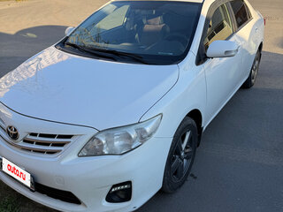 2013 Toyota Corolla X (E140, E150) Рестайлинг, белый, 1250000 рублей, вид 2
