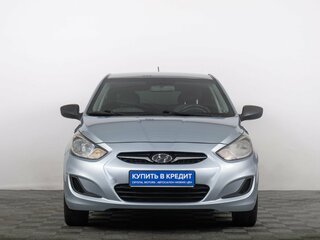 2011 Hyundai Solaris I, голубой, 689000 рублей, вид 3