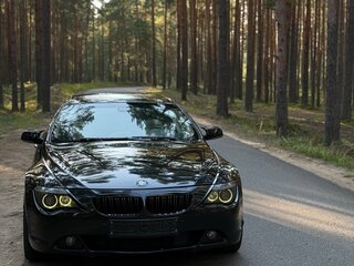 2005 BMW 6 серии 645i II (E63/E64), чёрный, 1100000 рублей, вид 5