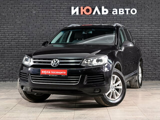 2011 Volkswagen Touareg II, чёрный, 1570000 рублей, вид 1