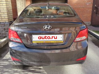 2016 Hyundai Solaris I Рестайлинг, коричневый, 1100000 рублей, вид 4
