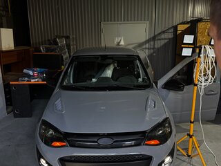 2015 Lada (ВАЗ) Kalina Sport II, серый, 950000 рублей, вид 5