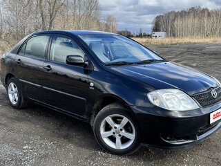 2003 Toyota Corolla IX (E120, E130), чёрный, 539000 рублей, вид 1