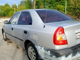 2006 Hyundai Accent ТагАЗ II, серый, 210000 рублей, вид 5