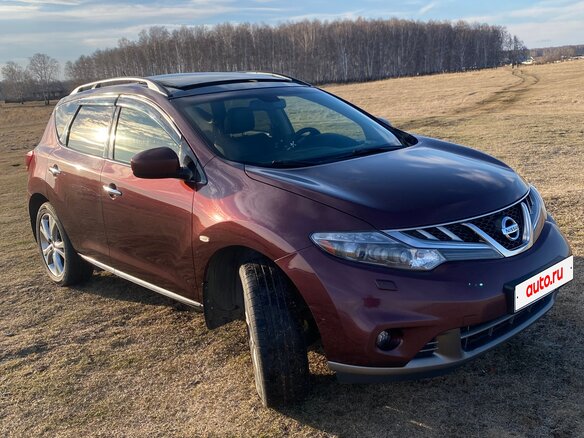 2013 Nissan Murano II (Z51) Рестайлинг 2, красный, 1690000 рублей - вид 4