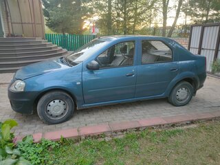 2011 Renault Logan I Рестайлинг, синий, 500000 рублей, вид 4
