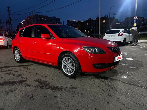 2007 Mazda 3 I (BK) Рестайлинг, красный, 650000 рублей - вид 4