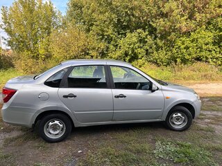 2013 Lada (ВАЗ) Granta I, серебристый, 420000 рублей, вид 3