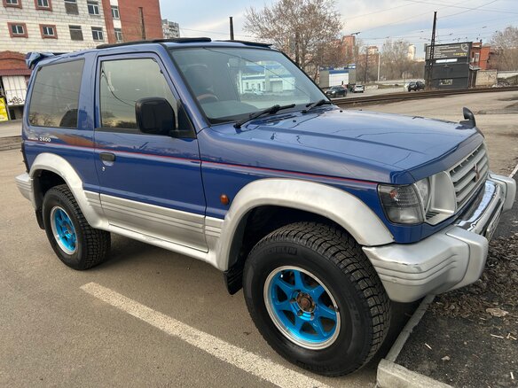 1996 Mitsubishi Pajero II, синий, 625000 рублей - вид 10