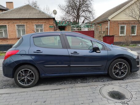 2011 Peugeot 308 I Рестайлинг, синий, 430000 рублей, вид 2