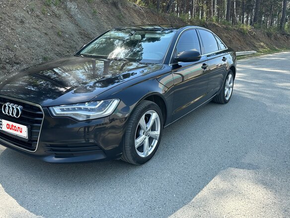 2013 Audi A6 IV (C7), чёрный