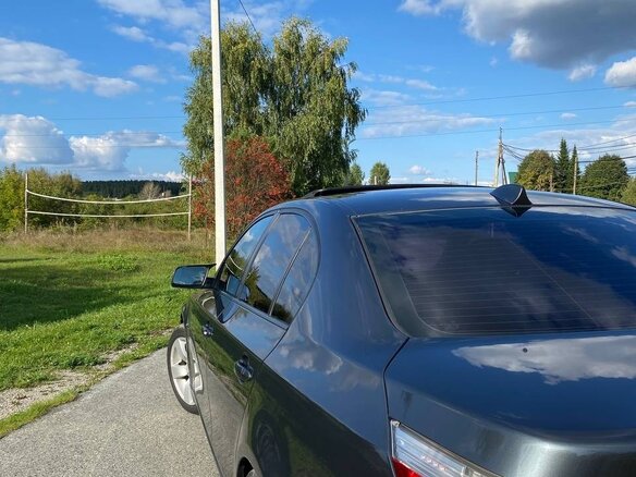 2007 BMW 5 серии 520i V (E60/E61) Рестайлинг, серый, 1150000 рублей - вид 6