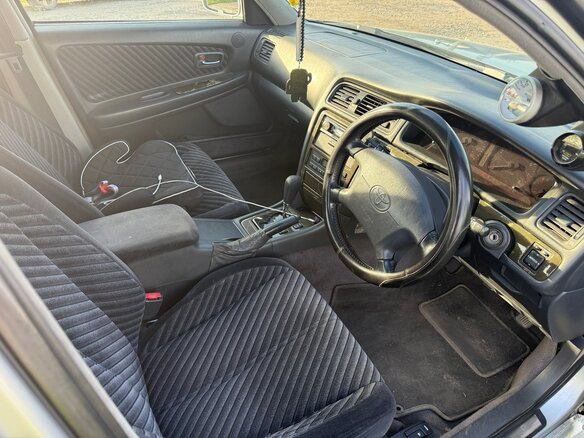 1999 Toyota Cresta V (X100) Рестайлинг, синий, 1300000 рублей - вид 8