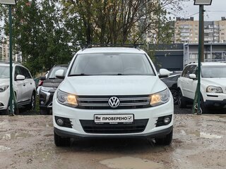 2014 Volkswagen Tiguan I Рестайлинг, белый, 949000 рублей, вид 2