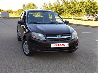 2016 Lada (ВАЗ) Granta I, красный, 485000 рублей, вид 4