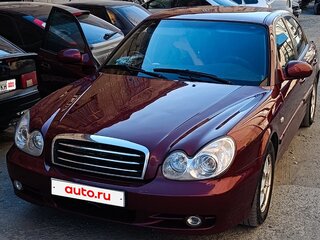 2007 Hyundai Sonata ТагАЗ IV (EF) Рестайлинг, красный, 450000 рублей, вид 1