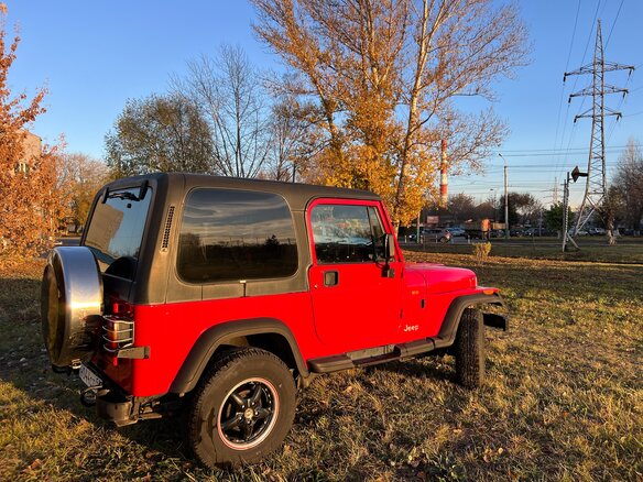 1995 Jeep Wrangler I (YJ), красный, 1450000 рублей - вид 7