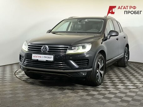 2016 Volkswagen Touareg II Рестайлинг, чёрный, 3045000 рублей, вид 1