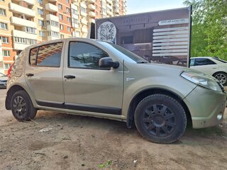 2011 Renault Sandero I, бежевый, 450000 рублей, вид 2