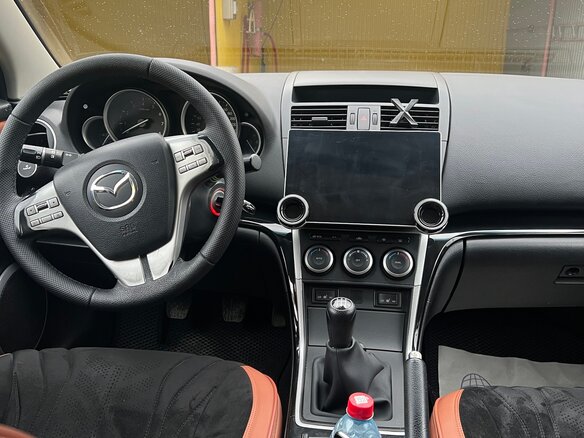 2007 Mazda 6 II (GH), чёрный, 720000 рублей - вид 5