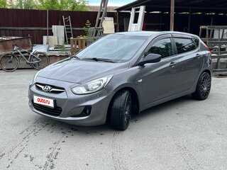 2012 Hyundai Solaris I, чёрный, 630000 рублей, вид 1