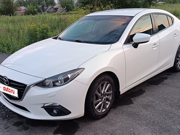 2014 Mazda 3 III (BM), белый, 1370000 рублей