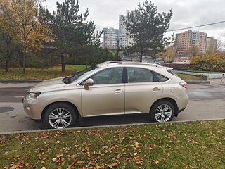 2012 Lexus RX 350 III Рестайлинг, бежевый, 1888777 рублей, вид 3