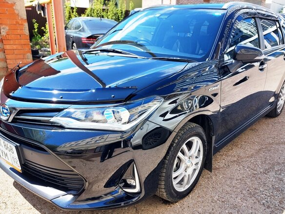 2019 Toyota Corolla Fielder XI (E160, E170) Рестайлинг 2, чёрный, 1450000 рублей - вид 4
