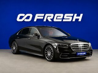 2020 Mercedes-Benz S-Класс 350 d Long 4MATIC VII (W223), чёрный, 9299077 рублей, вид 1