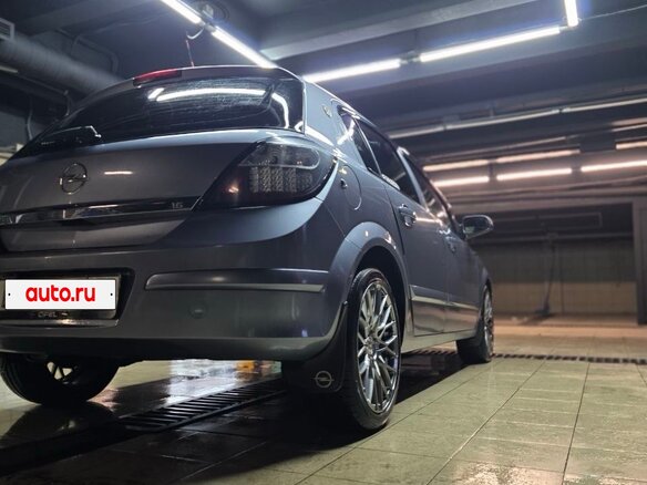 2006 Opel Astra H, серый, 360000 рублей - вид 5