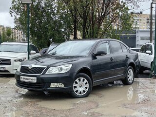 2012 Skoda Octavia II (A5) Рестайлинг, чёрный, 639000 рублей, вид 1