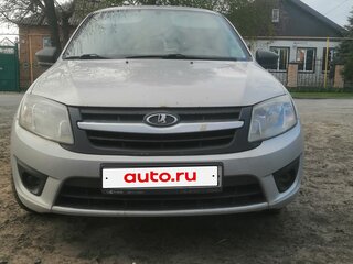 2016 Lada (ВАЗ) Granta I, серебристый, 410000 рублей, вид 1