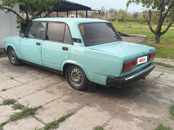 2001 Lada (ВАЗ) 2107, голубой, 120000 рублей - вид 5