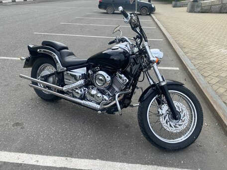2003 Yamaha XVS400 Drag Star, чёрный, 390000 рублей, вид 1