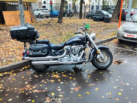 2003 Yamaha XV 1600 Road Star, фиолетовый, 530000 рублей, вид 1