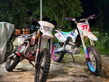 2022 Wels CRF 125, красный, 90000 рублей, вид 4