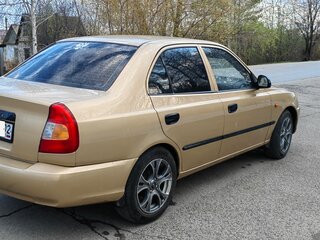 2007 Hyundai Accent ТагАЗ II, бежевый, 350000 рублей, вид 4