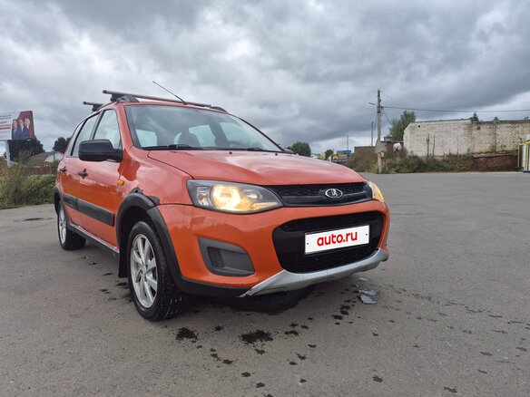 2016 Lada (ВАЗ) Kalina Cross II, оранжевый, 320000 рублей - вид 11