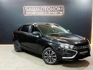 2016 Lada (ВАЗ) Vesta I, чёрный, 575000 рублей, вид 3