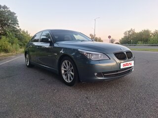 2008 BMW 5 серии 520i V (E60/E61) Рестайлинг, синий, 930000 рублей, вид 2