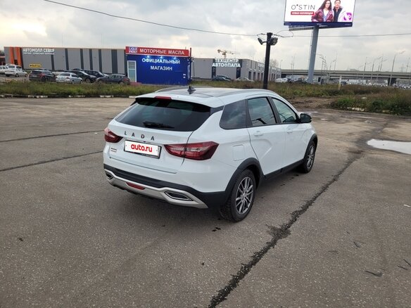 2024 Lada (ВАЗ) Vesta SW Cross I Рестайлинг (NG), белый, 1600000 рублей - вид 4
